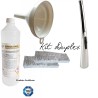 KIT Duplex - Imbuto + accendino + 2 x lana vetro + 10 lt di bioet